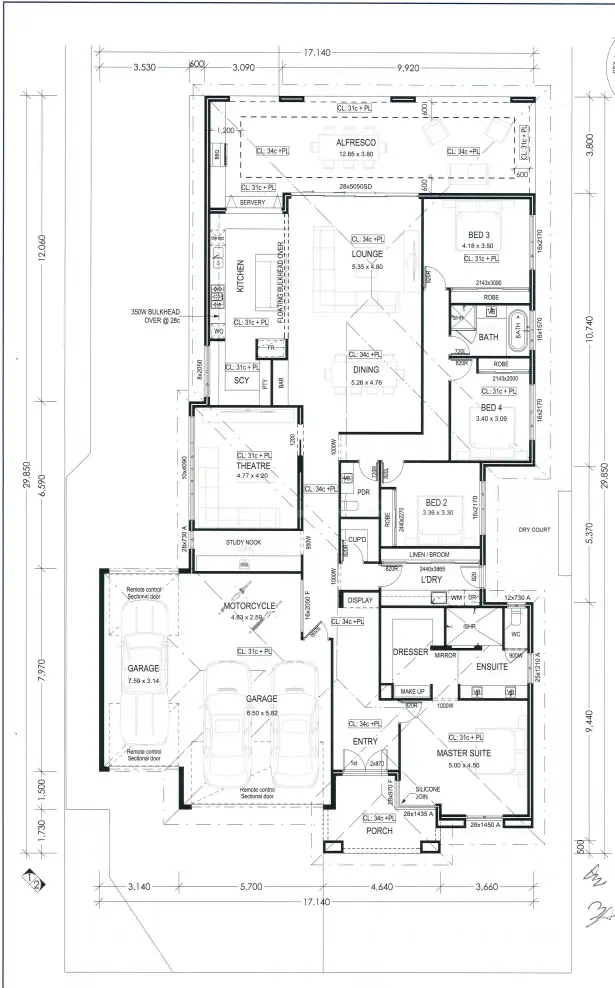 Floorplan of Homely house listing, 10 Badminton Cross, The Vines WA 6069