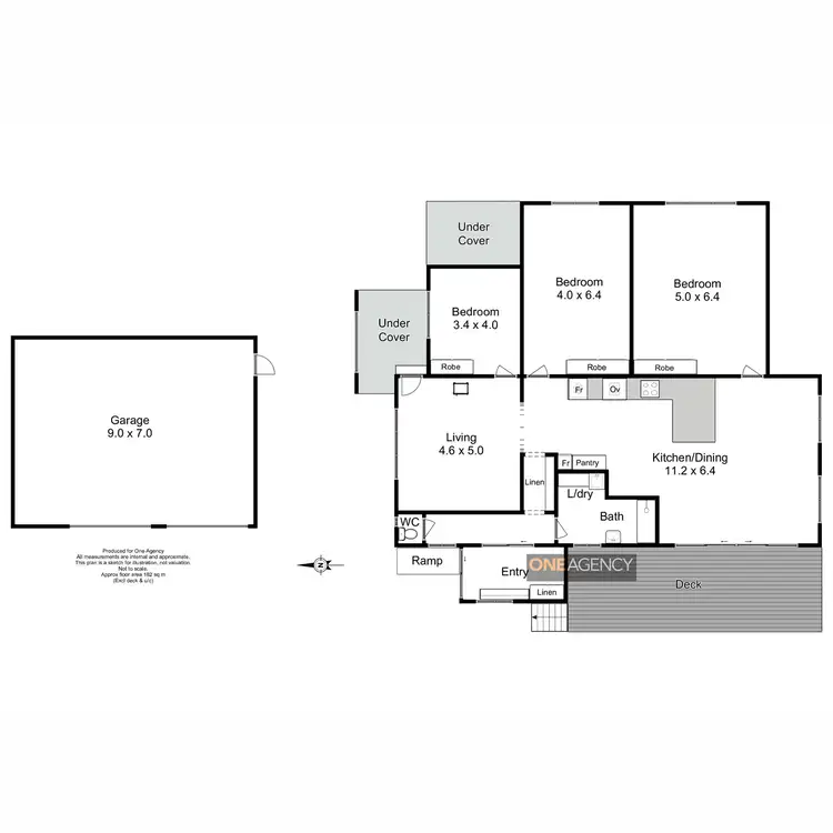 Floorplan of Homely rural property listing, 100 Cyathea Road, Forest TAS 7330