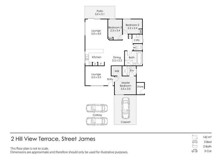 Floorplan of Homely house listing, 2 Hill View Tce, St James WA 6102