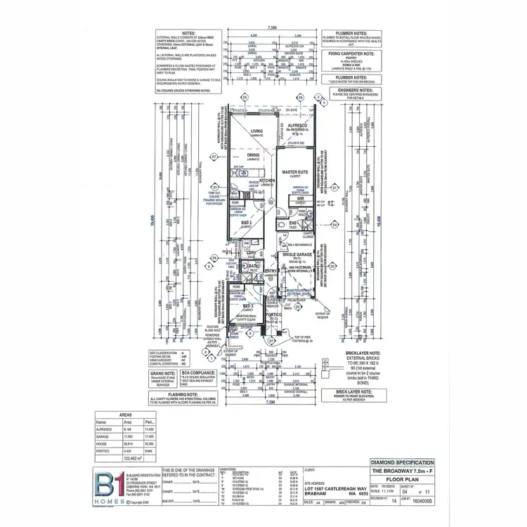 Floorplan of Homely house listing, 22 Castlereagh Way, Brabham WA 6055