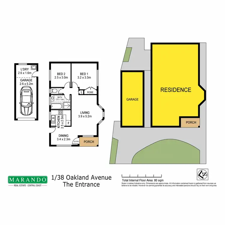 Floorplan of Homely villa listing, 1/38 Oakland, The Entrance NSW 2261