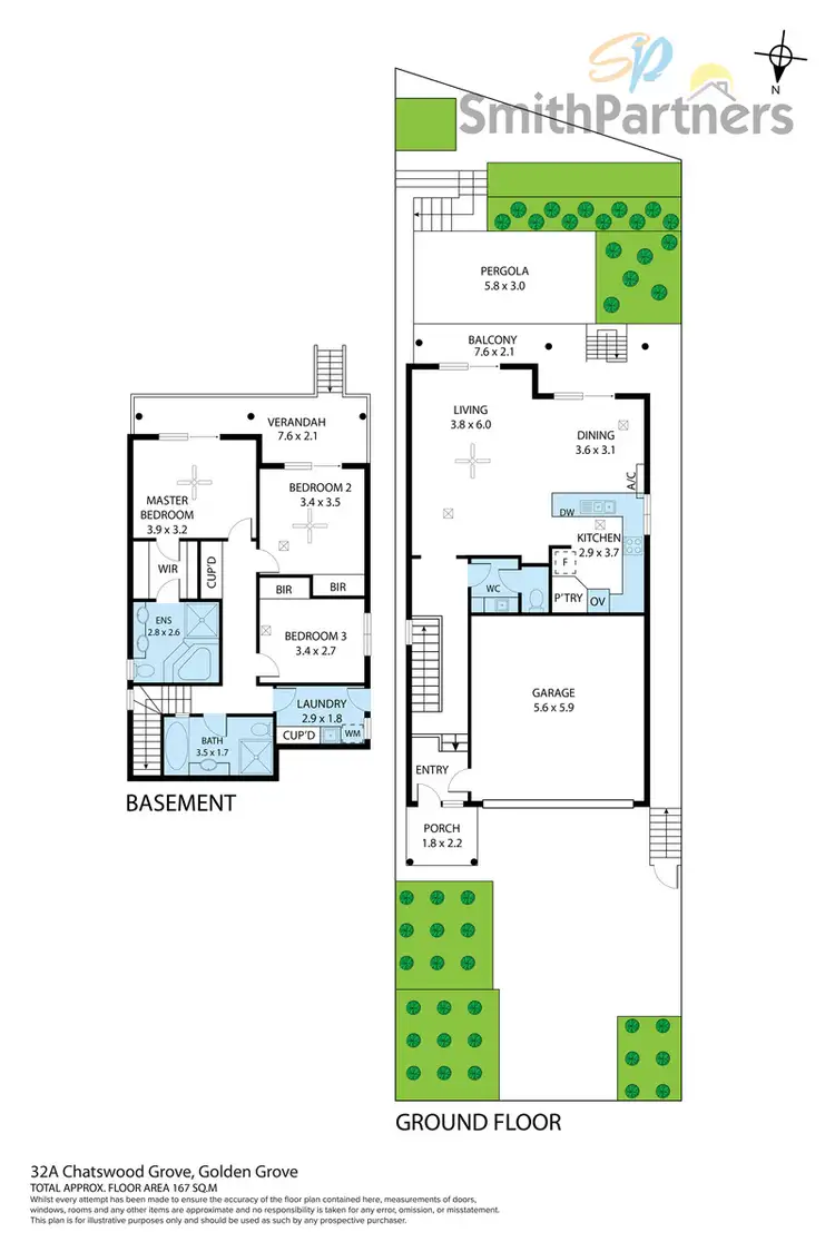 Floorplan of Homely house listing, 32a Chatswood Grove, Golden Grove SA 5125