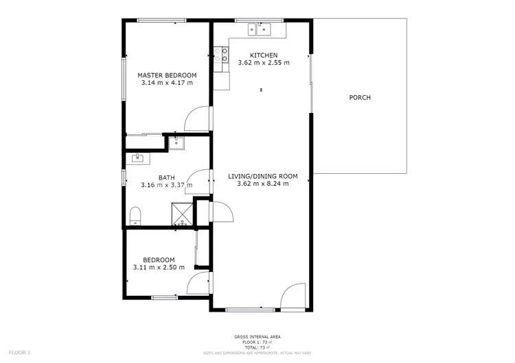 Floorplan of Homely house listing, 14 Taylor Crescent, Bridgewater TAS 7030