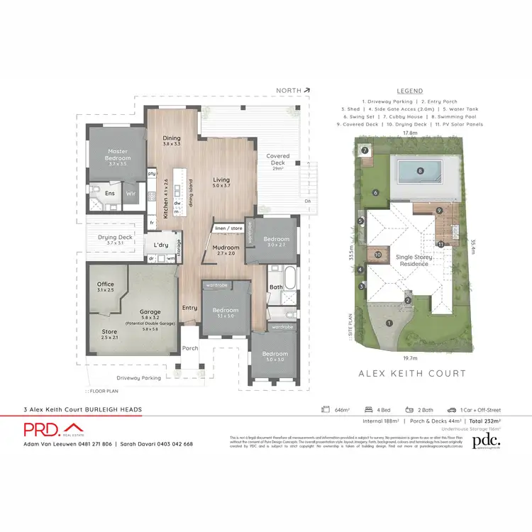 Floorplan of Homely house listing, 3 Alex Keith Court, Burleigh Heads QLD 4220
