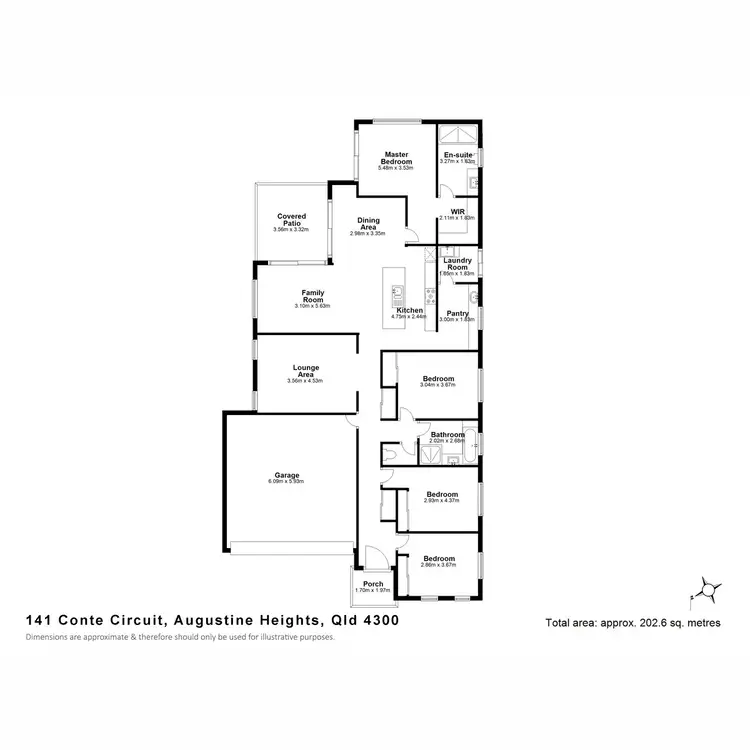 Floorplan of Homely house listing, 141 Conte Circuit, Augustine Heights QLD 4300