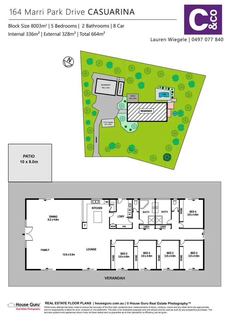 Floorplan of Homely rural property listing, 164 Marri Park Drive, Casuarina WA 6167