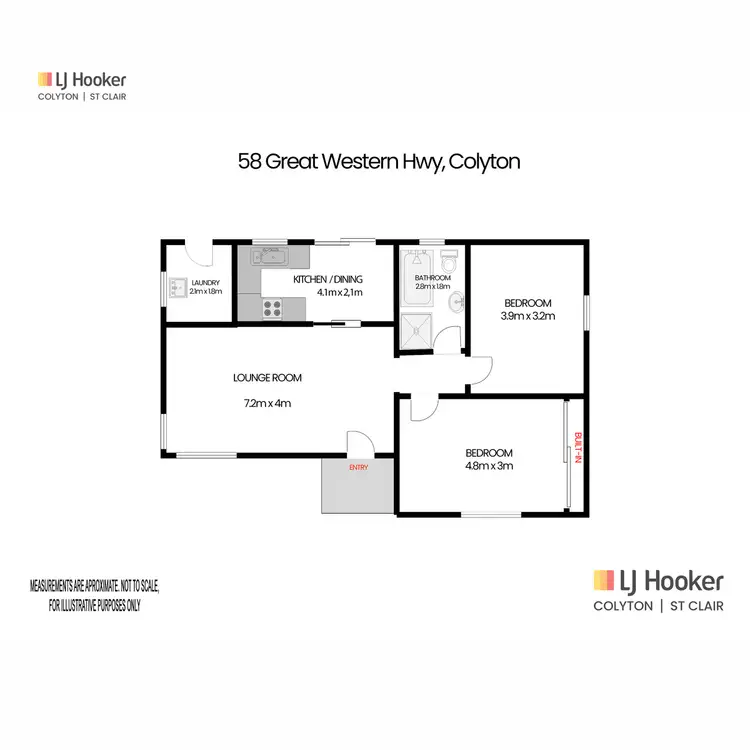 Floorplan of Homely house listing, 58 Great Western Highway, Colyton NSW 2760