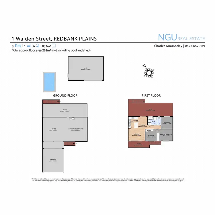 Floorplan of Homely house listing, 1 Walden Street, Redbank Plains QLD 4301