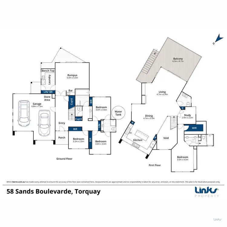 Floorplan of Homely house listing, 58 Sands Boulevarde, Torquay VIC 3228