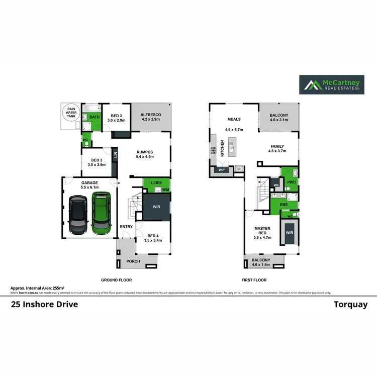 Floorplan of Homely house listing, 25 Inshore Drive, Torquay VIC 3228