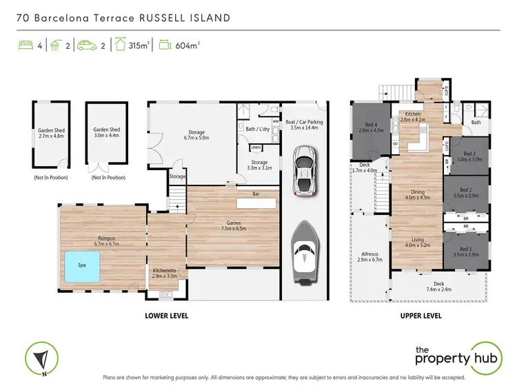 Floorplan of Homely house listing, 70 Barcelona Terrace, Russell Island QLD 4184