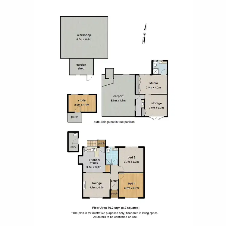 Floorplan of Homely house listing, 13 Haig Avenue, Monbulk VIC 3793