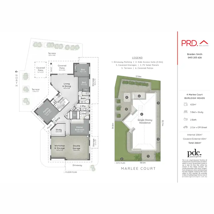 Floorplan of Homely house listing, 4 Marlee Court, Burleigh Heads QLD 4220