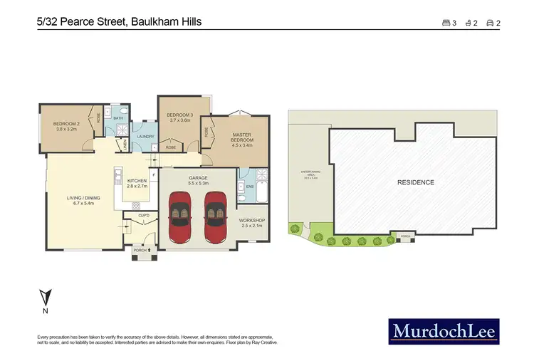 Floorplan of Homely villa listing, 5/32-34 Pearce Street, Baulkham Hills NSW 2153