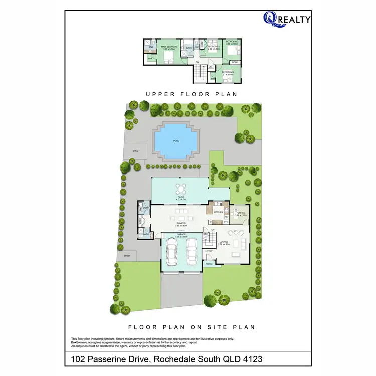 Floorplan of Homely house listing, 102 Passerine Drive, Rochedale South QLD 4123