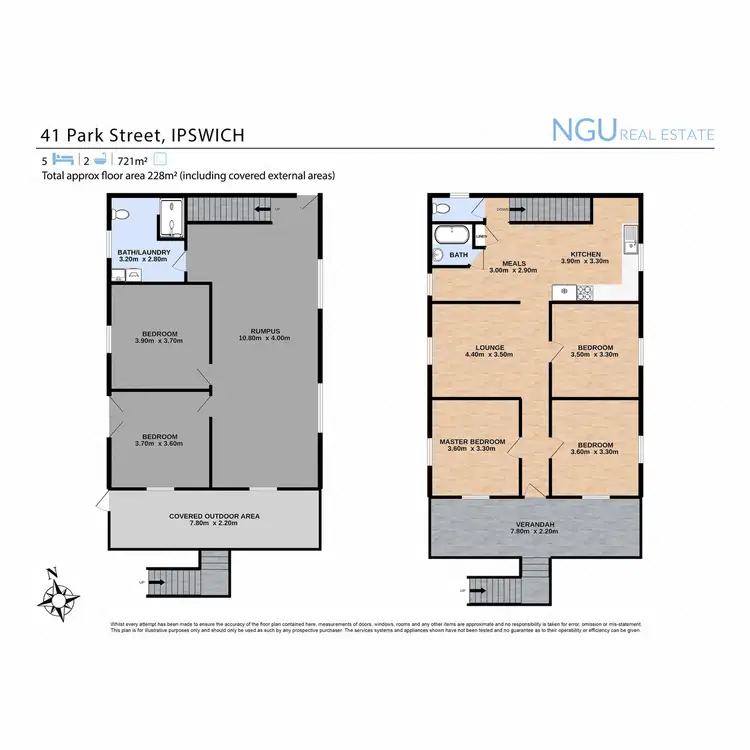 Floorplan of Homely house listing, 41 Park Street, Ipswich QLD 4305