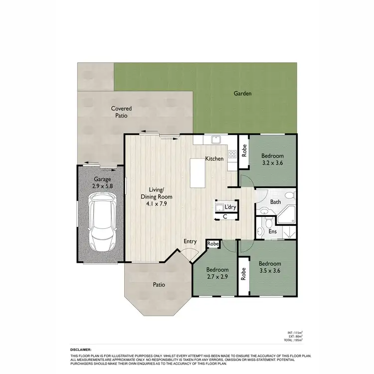 Floorplan of Homely unit listing, 68/139 Pring Street, Hendra QLD 4011