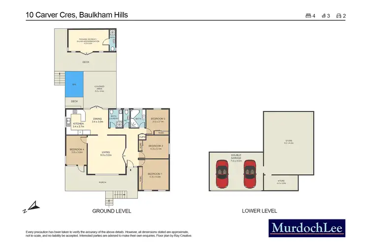 Floorplan of Homely house listing, 10 Carver Crescent, Baulkham Hills NSW 2153