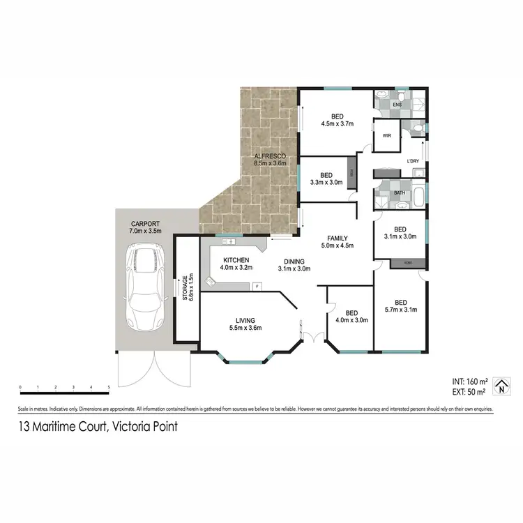 Floorplan of Homely house listing, 13 Maritime Court, Victoria Point QLD 4165