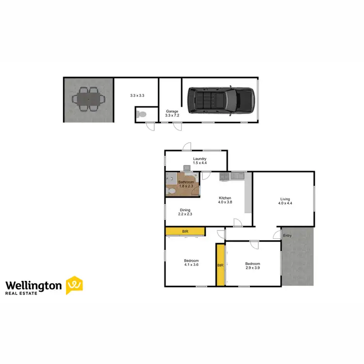 Floorplan of Homely house listing, 116 Powerscourt Street, Maffra VIC 3860