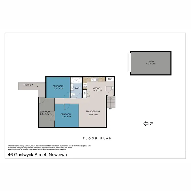 Floorplan of Homely house listing, 46 Gostwyck Street, Newtown QLD 4350