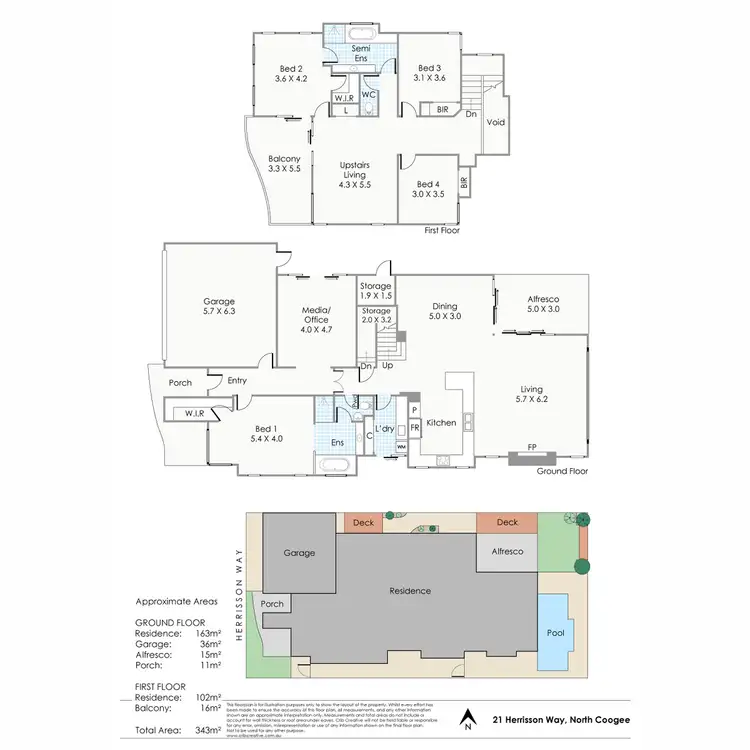 Floorplan of Homely house listing, 21 Heirisson Way, North Coogee WA 6163