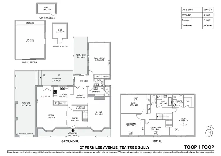 Floorplan of Homely house listing, 27 Fernilee Avenue, Tea Tree Gully SA 5091