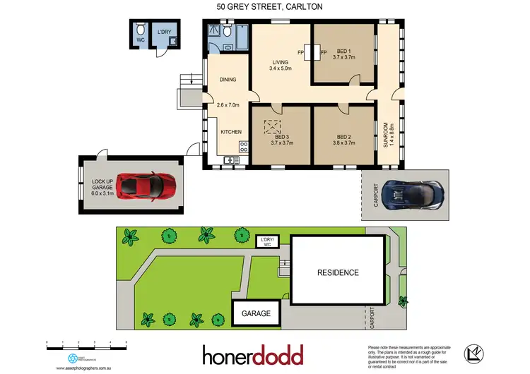 Floorplan of Homely house listing, 50 Grey Street, Carlton NSW 2218