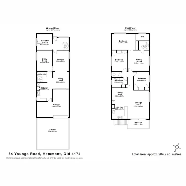 Floorplan of Homely house listing, 64 Youngs Road, Hemmant QLD 4174