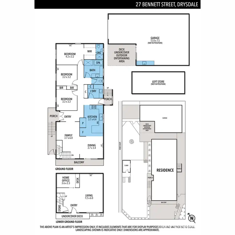 Floorplan of Homely house listing, 27 Bennett Street, Drysdale VIC 3222