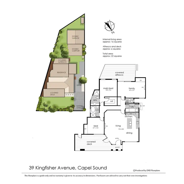 Floorplan of Homely house listing, 39 Kingfisher Avenue, Capel Sound VIC 3940