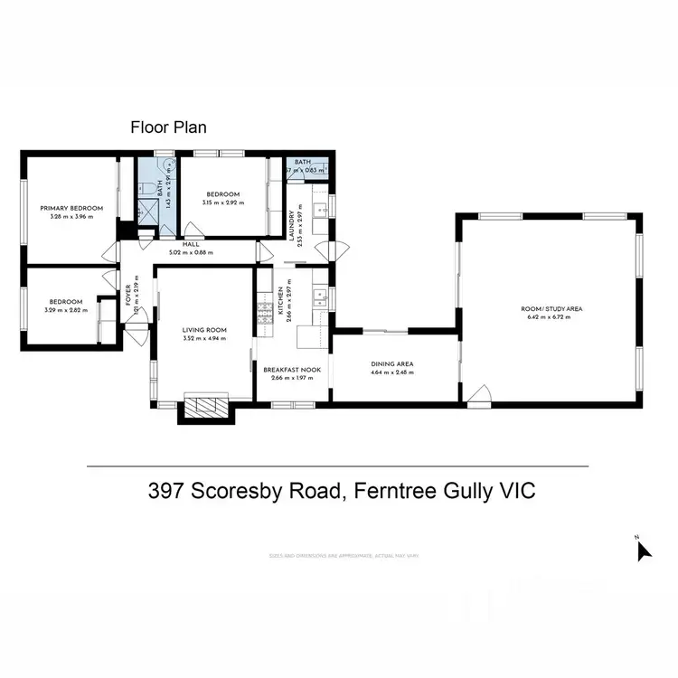 Floorplan of Homely house listing, 397 Scoresby Road, Ferntree Gully VIC 3156