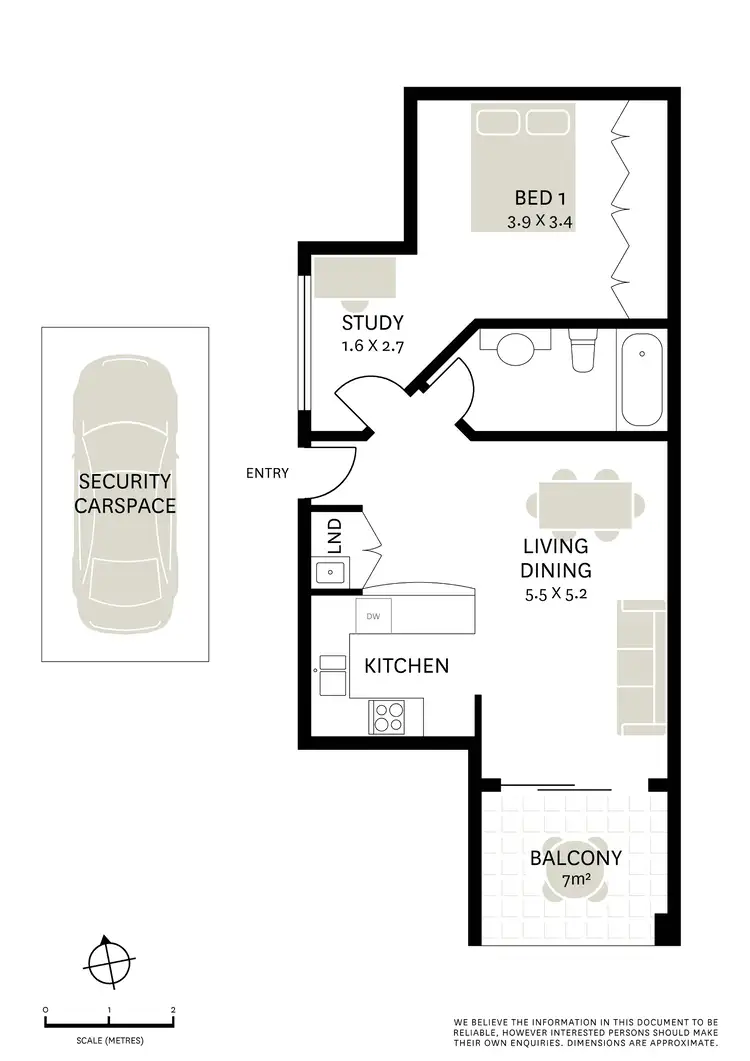 Floorplan of Homely apartment listing, 10/80 Barcom Avenue, Darlinghurst NSW 2010