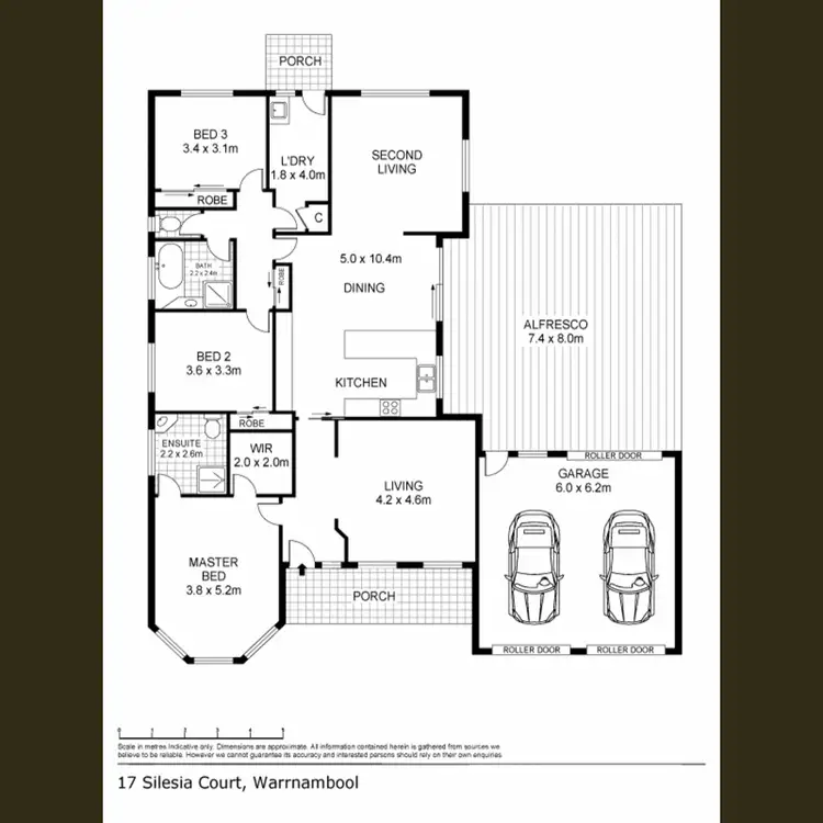 Floorplan of Homely house listing, 17 Silesia Court, Warrnambool VIC 3280