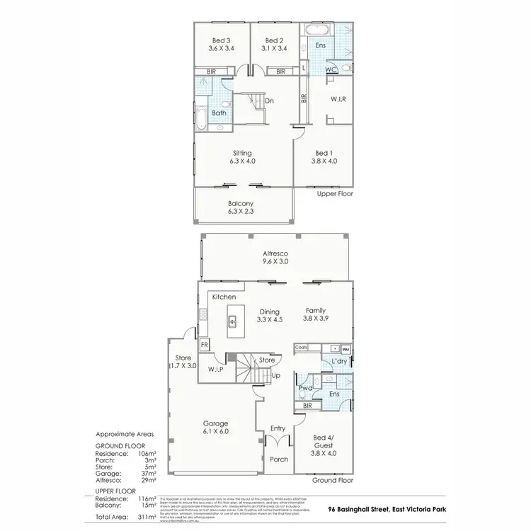 Floorplan of Homely house listing, 96 Basinghall Street, East Victoria Park WA 6101