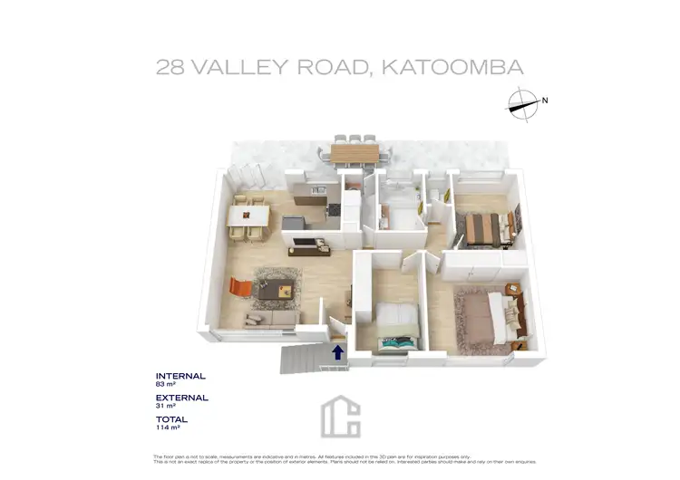 Floorplan of Homely house listing, 28 Valley Road, Katoomba NSW 2780