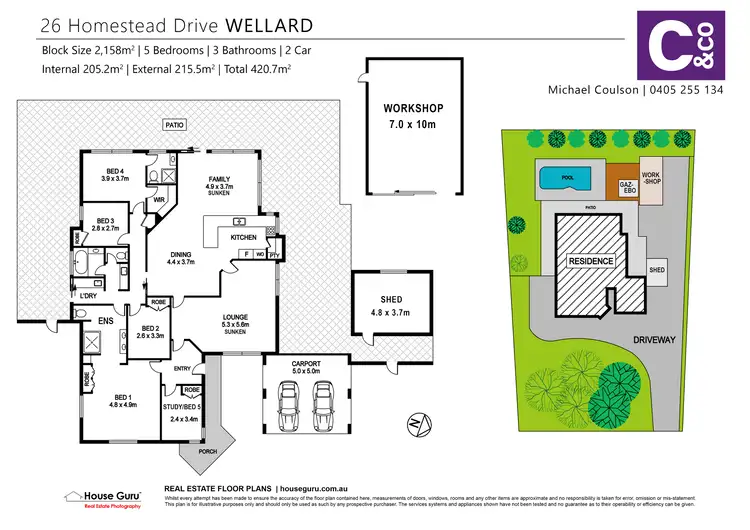Floorplan of Homely house listing, 26 Homestead Drive, Wellard WA 6170