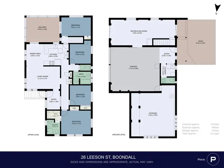 Floorplan of Homely house listing, 26 Leeson Street, Boondall QLD 4034