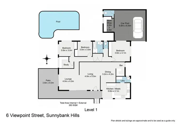 Floorplan of Homely house listing, 6 Viewpoint Street, Sunnybank Hills QLD 4109