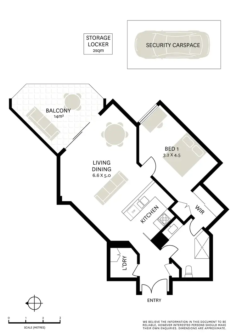 Floorplan of Homely apartment listing, 1112/63 Crown Street, Woolloomooloo NSW 2011