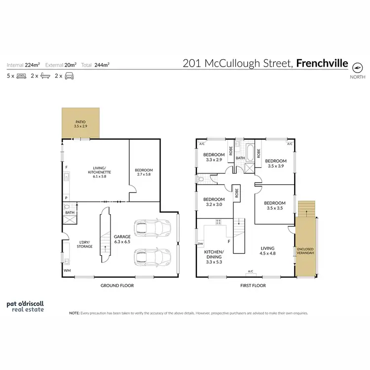 Floorplan of Homely house listing, 201 McCullough Street, Frenchville QLD 4701
