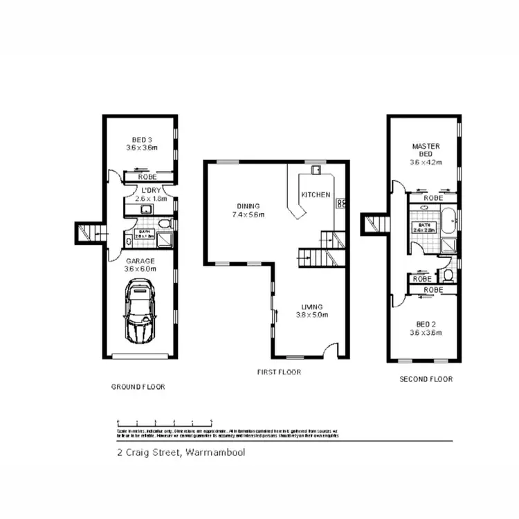 Floorplan of Homely townhouse listing, 2 Craig Street, Warrnambool VIC 3280