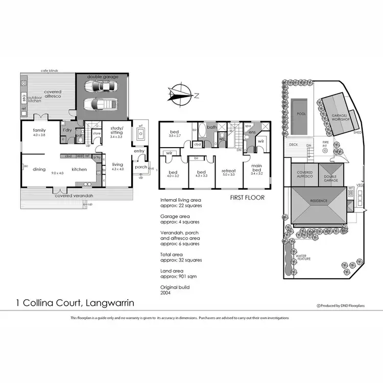 Floorplan of Homely house listing, 1 Collina Court, Langwarrin VIC 3910