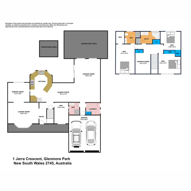 Floorplan of Homely house listing, 1 Jarra Crescent, Glenmore Park NSW 2745