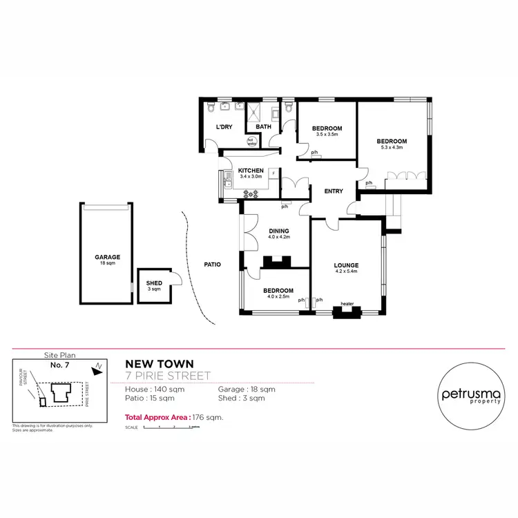 Floorplan of Homely house listing, 7 Pirie Street, New Town TAS 7008