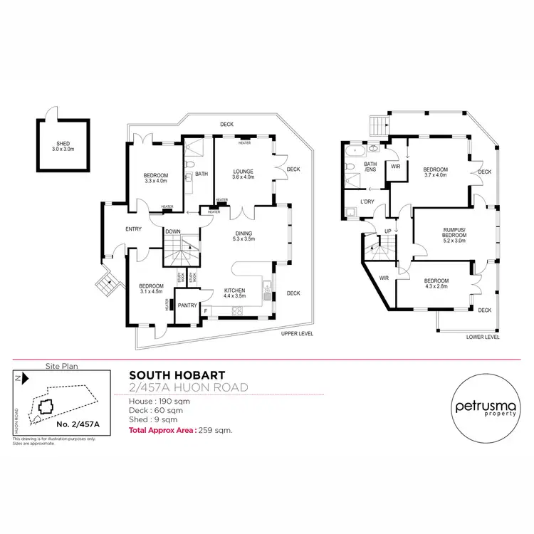 Floorplan of Homely house listing, 2/457a Huon Road, South Hobart TAS 7004