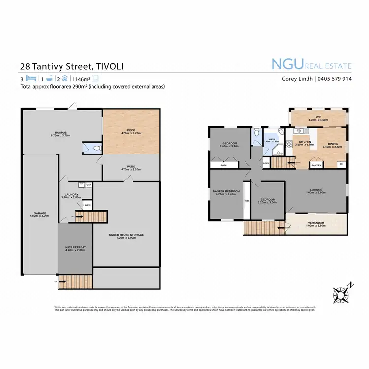 Floorplan of Homely house listing, 28 Tantivy Street, Tivoli QLD 4305