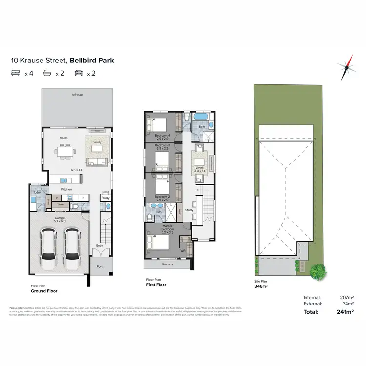 Floorplan of Homely house listing, 10 Krause Street, Bellbird Park QLD 4300