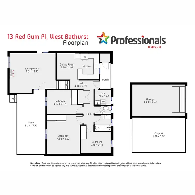 Floorplan of Homely villa listing, 13 Redgum Place, Windradyne NSW 2795