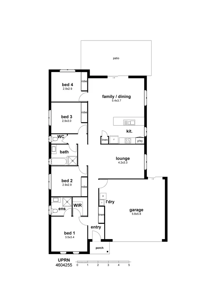 Floorplan of Homely house listing, Address available on request